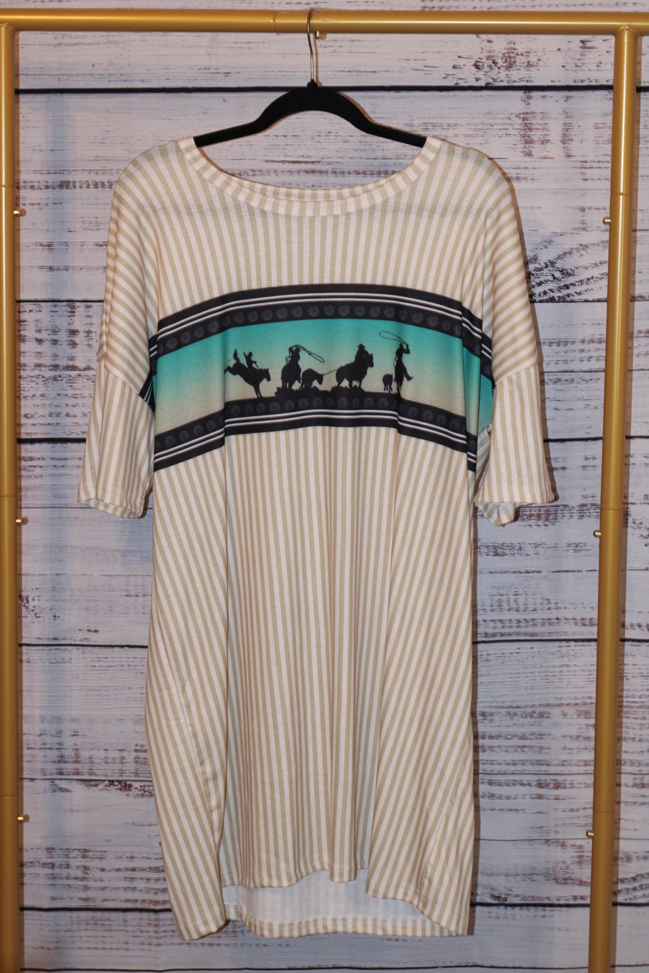 Hey Cowgirl t-shirt dress