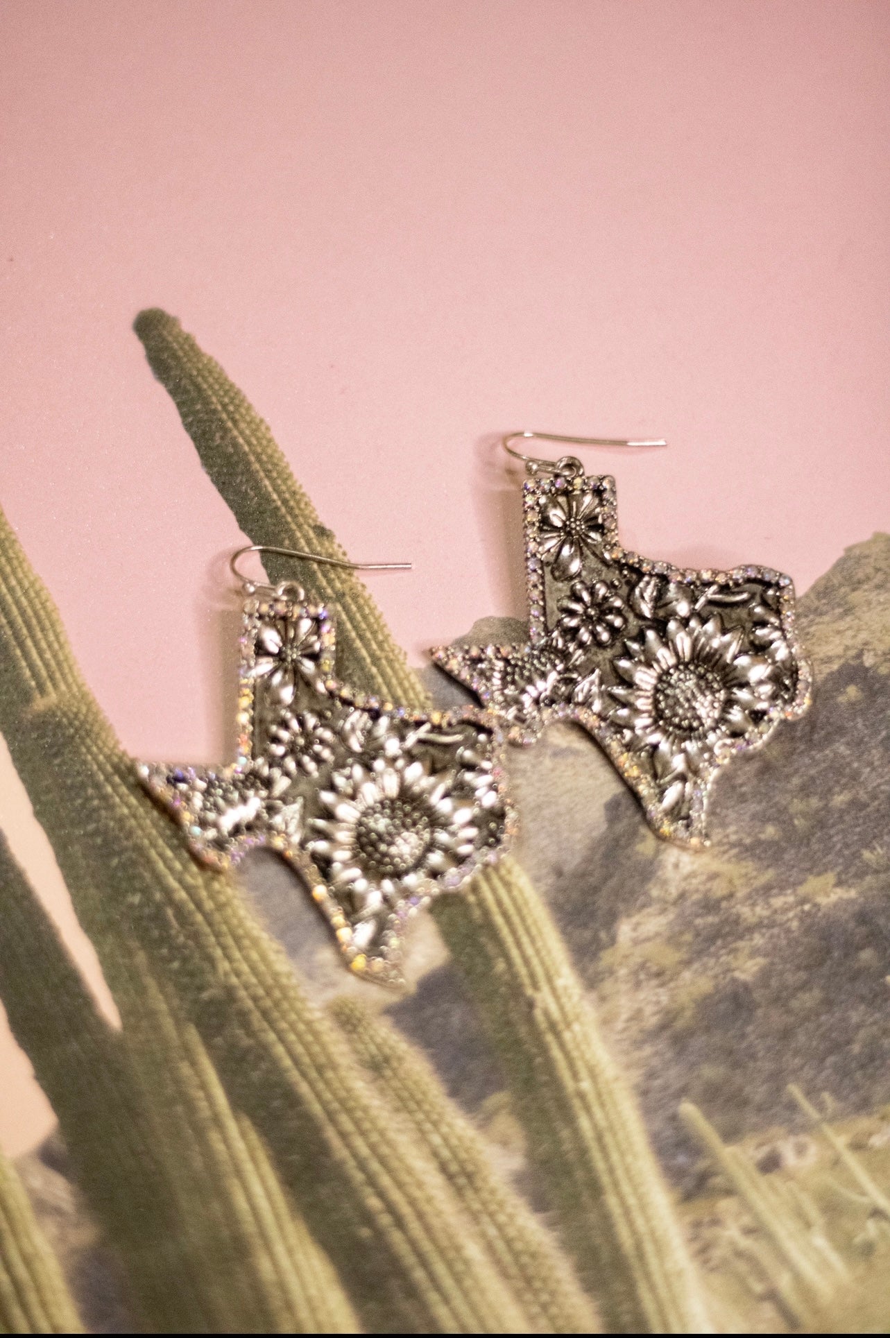 Sunflower Texas earrings