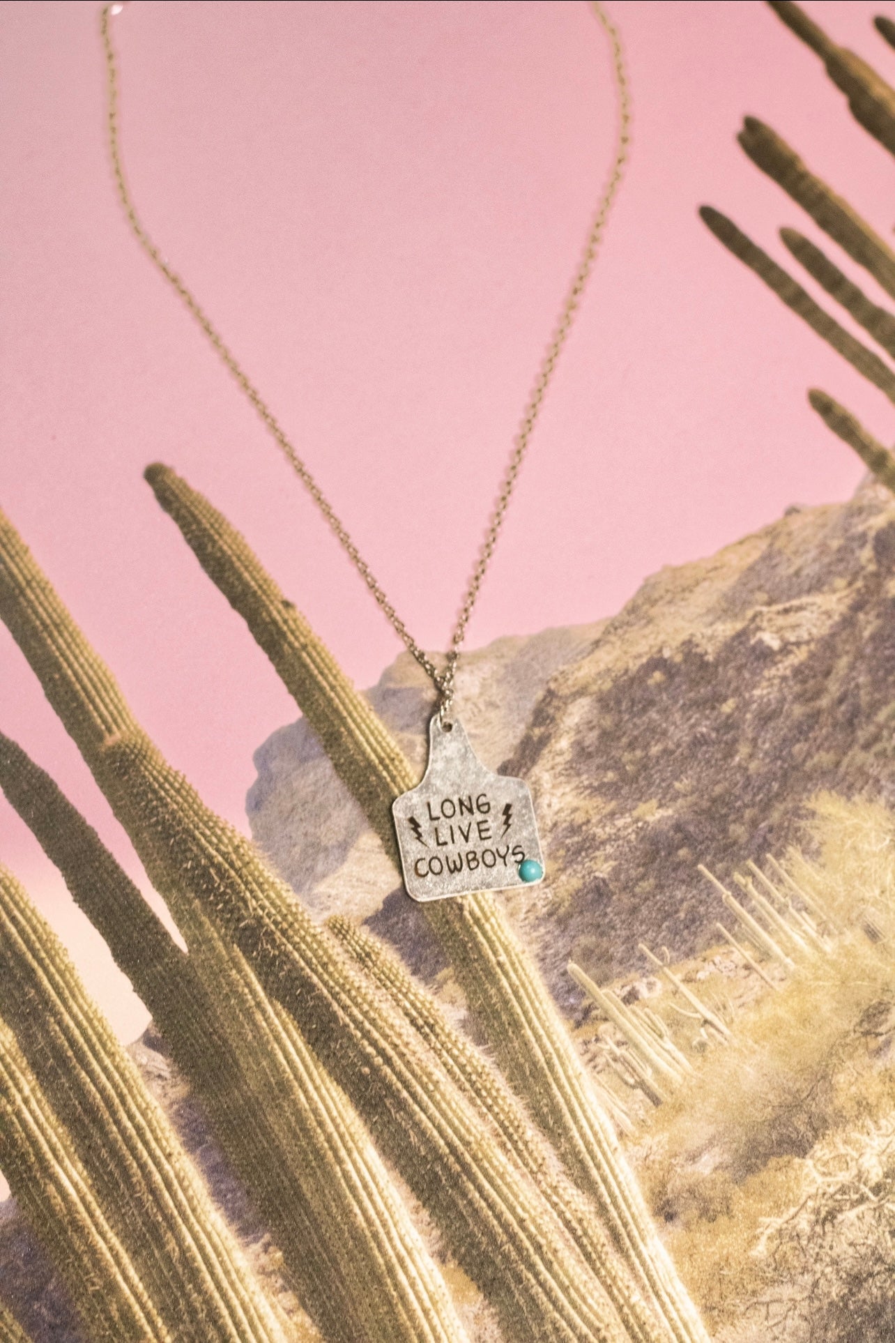 “Long Live Cowboys” necklace