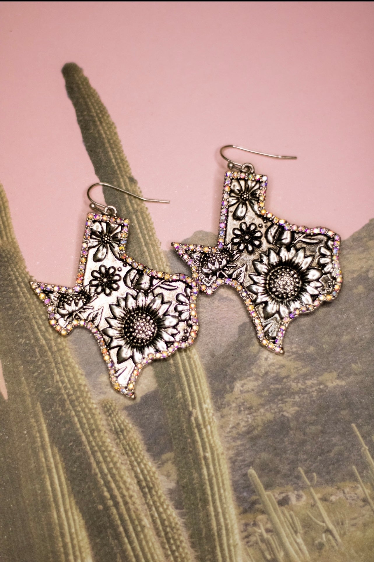 Sunflower Texas earrings