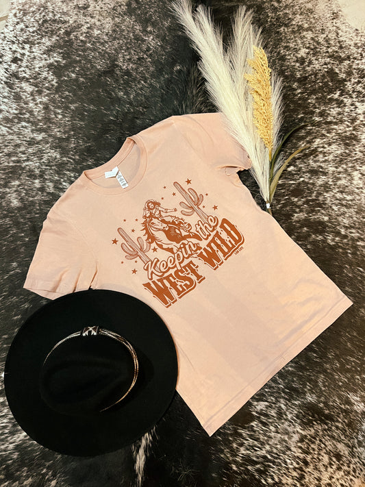 “Keepin the West Wild” graphic tee