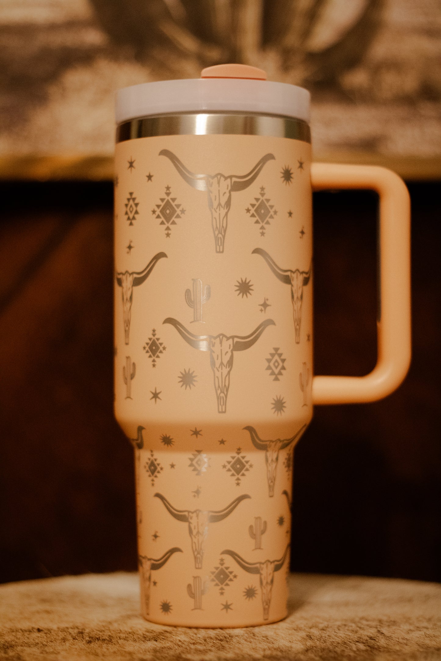 Desert Longhorn Tumbler