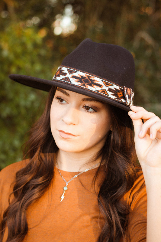 Black Felt Hat