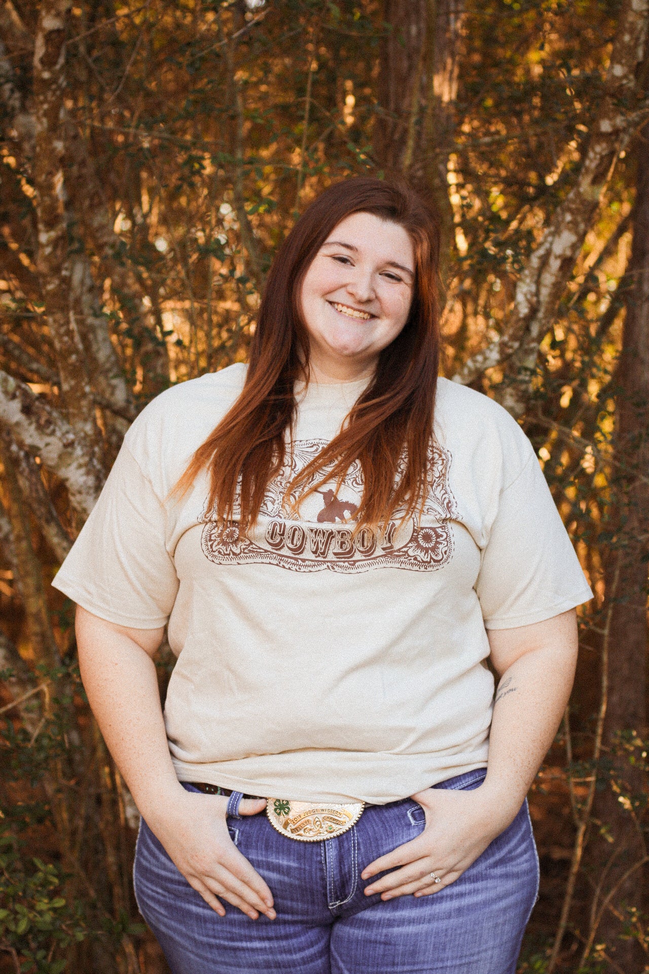 Cowboy Belt Buckle Tee