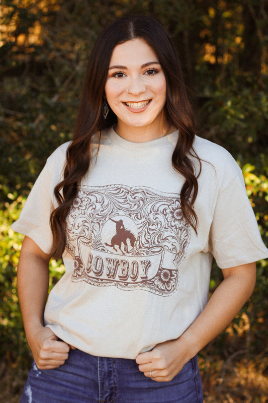 Cowboy Belt Buckle Tee